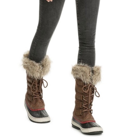 Sorel Shoes - Sorel Joan of Arctic Waterproof Fur Trim Boot 6.5